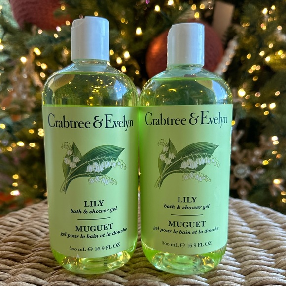 Crabtree & Evelyn LILY Bath and Shower gel 2 X 500 ml (16.9 fl oz) - Picture 1 of 2